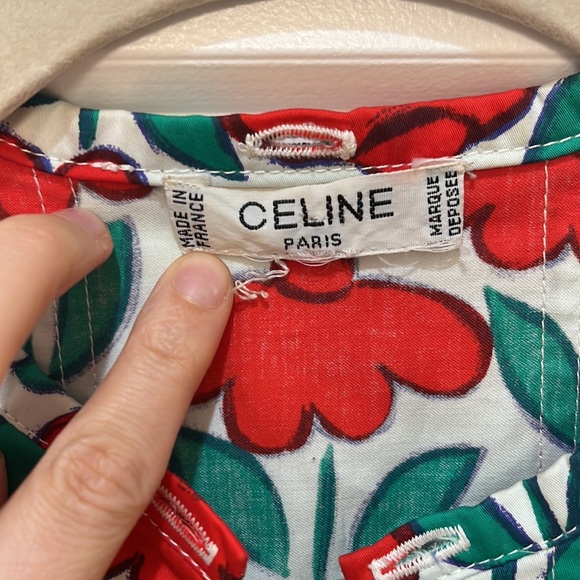Vintage Celine Rose Dress - Picture 2 of 12